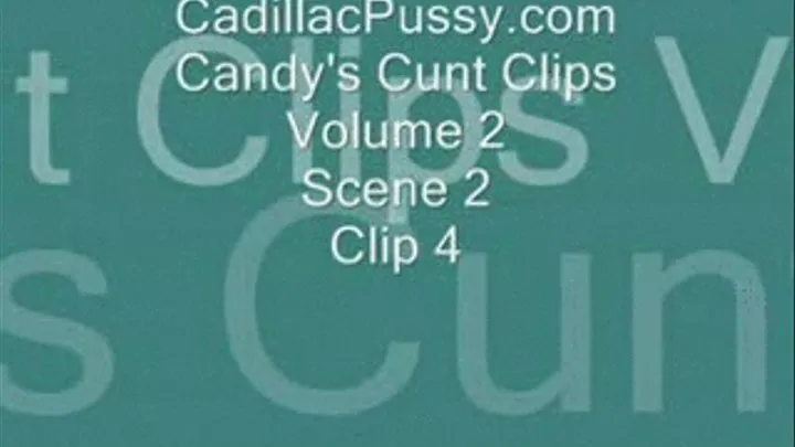 Candy's Cunt Clips Vol 2 Scene 2 Clip 4