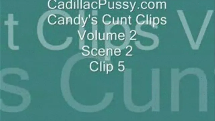 Candy's Cunt Clips Vol 2 Scene 2 Clip 5