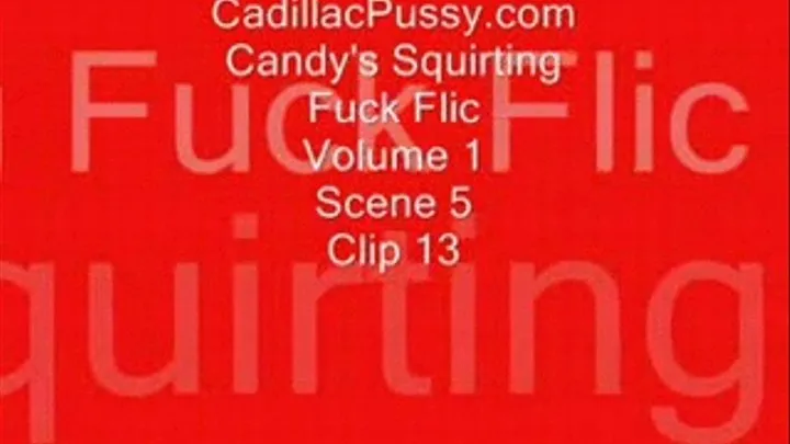 Candy's Squirting Fuck Flic Vol 1 Scene 5 Clip 13