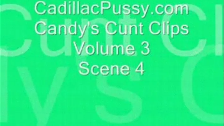 Candy's Cunt Clips Vol 3 Scene 4