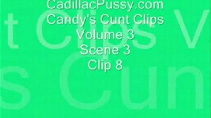 Candy's Cunt Clips Vol 3 Scene 3 Clip 8