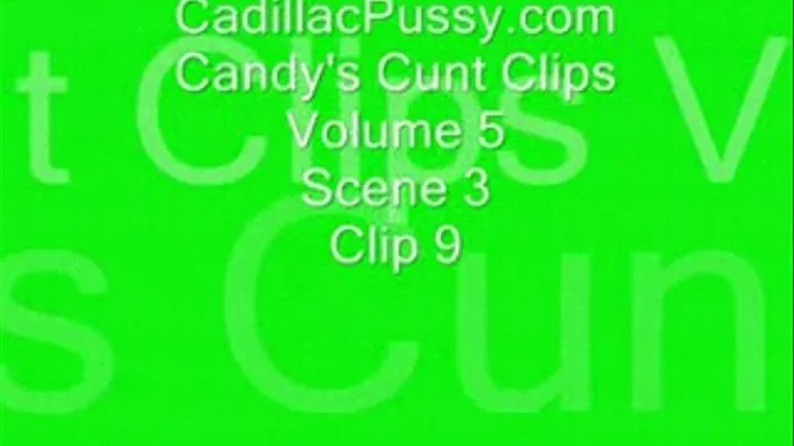 Candy's Cunt Clips Vol 5 Scene 3 Clip 9