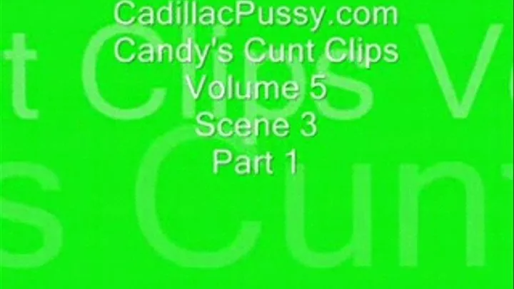 Candy's Cunt Clips Vol 5 Scene 3 Part 1