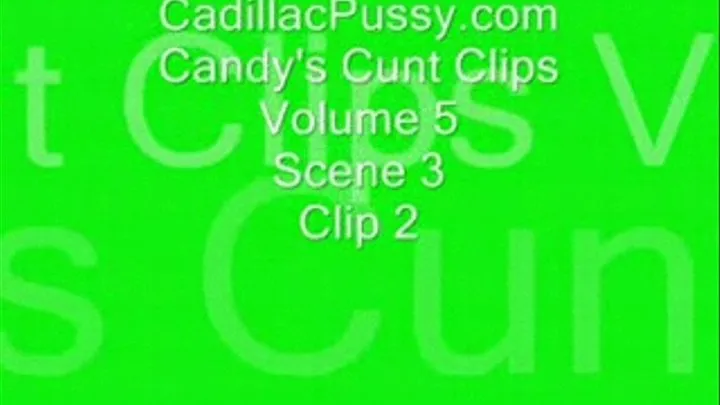 Candy's Cunt Clips Vol 5 Scene 3 Clip 2