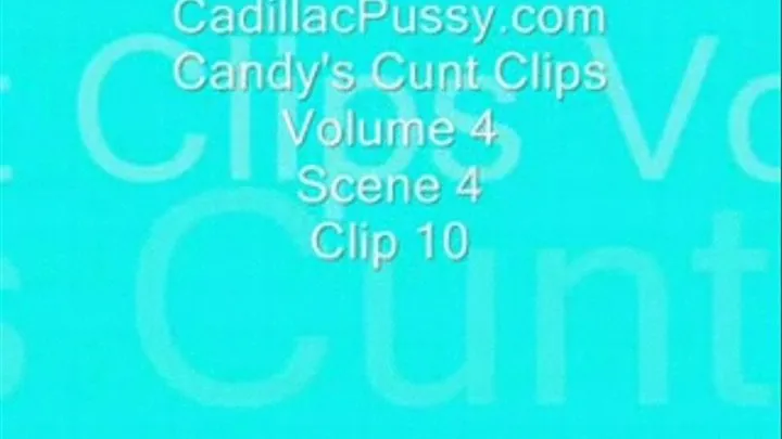 Candy's Cunt Clips Vol 4 Scene 4 Clip 10