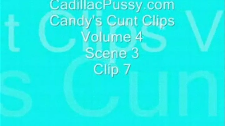 Candy's Cunt Clips Vol 4 Scene 3 Clip 7