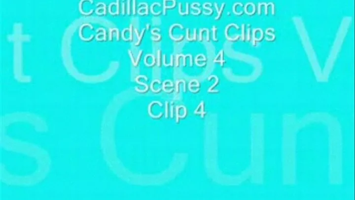 Candy's Cunt Clips Vol 4 Scene 2 Clip 4