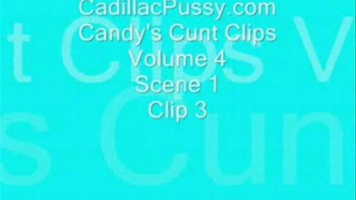 Candy's Cunt Clips Vol 4 Scene 1 Clip 3