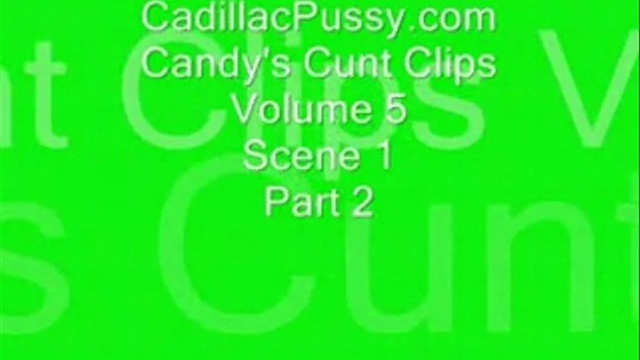 Candy's Cunt Clips Vol 5 Scene 1 Part 2