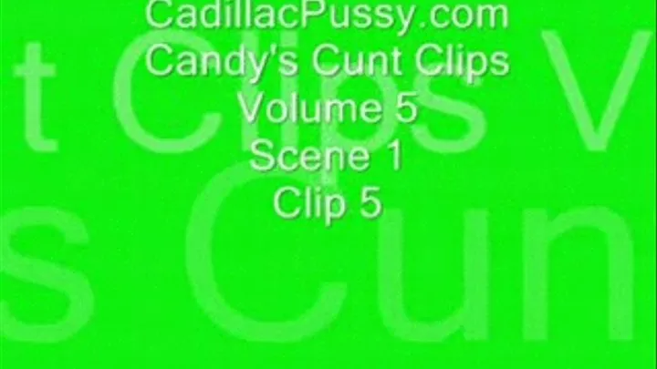 Candy's Cunt Clips Vol 5 Scene 1 Clip 5