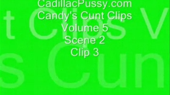 Candy's Cunt Clips Vol 5 Scene 2 Clip 3