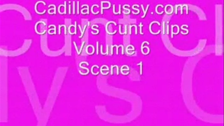 Candy's Cunt Clips Vol 6 Scene 1