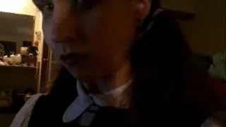 Innocent Schoolgirl's First BJ