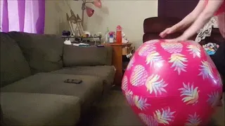 Pink Pineapple Beach Ball Play And Ignore