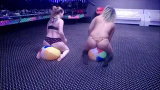 Strip Club Play With Addiction :: Medium Classic Beach Ball Hump & Grind