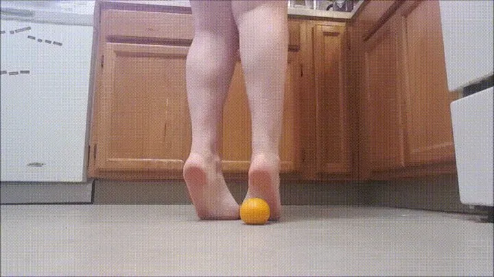 Cutie Orange Heel Crushing