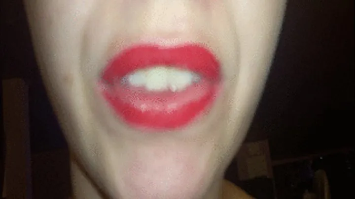 Red Lipstick Tease & Reapply