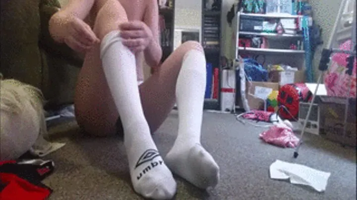 White Sock Foot Fetish: Tease & Denial