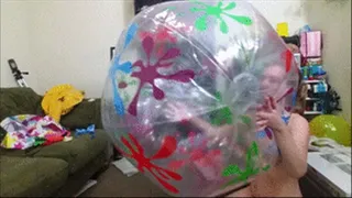 42 inch Splatter Beach Ball - Panty Tease