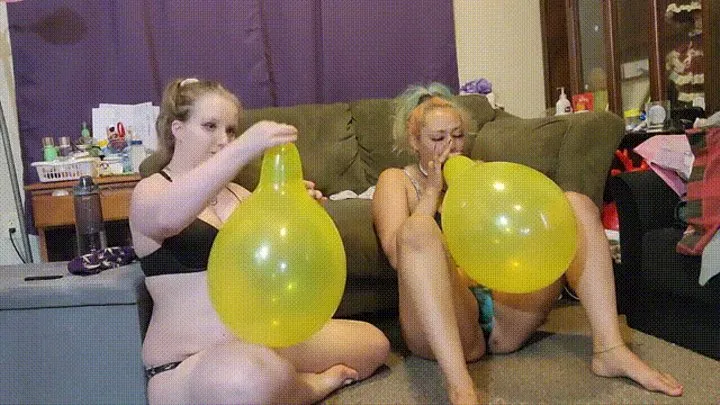 3 Yellow Balloons With Addiction