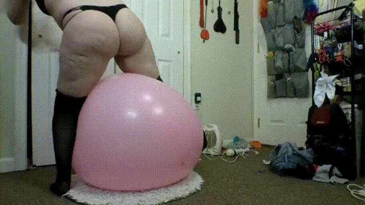 36" Bubble Gum Pink Balloon Has A Slow Leak