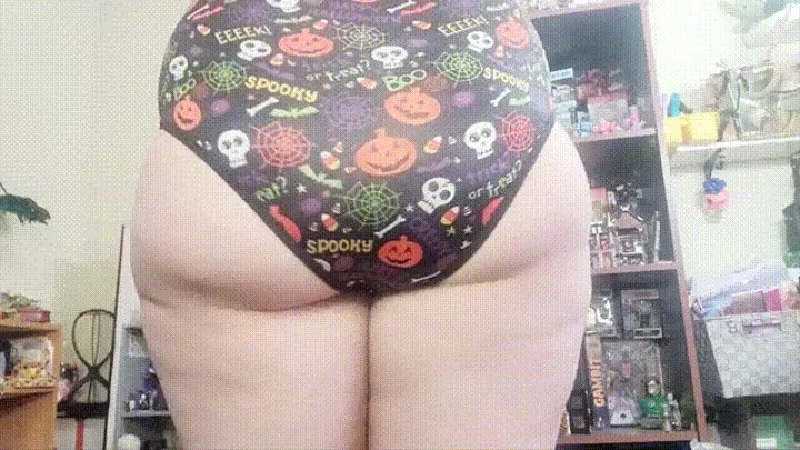 Spooky Boo! Sheer Leotard Tease