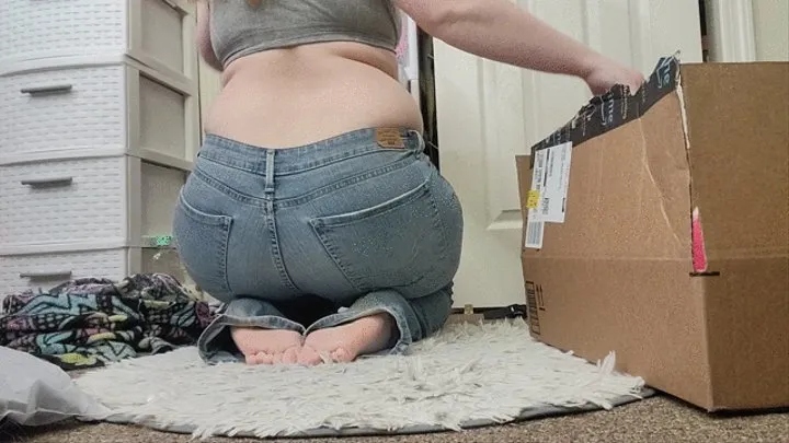 Denim Ass Crack Tease