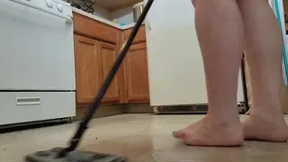 Mopping The Floor: Barefoot
