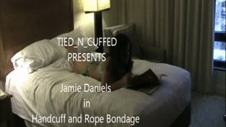 Jamie Daniels in Handcuff and Rope Bondage