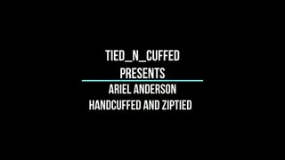 Ariel Anderssen Handcuffed and Ziptied