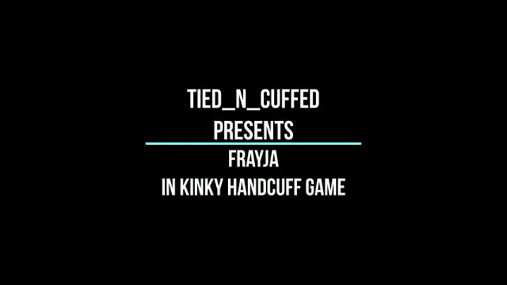 Freyja In Kinky Handcuff Game