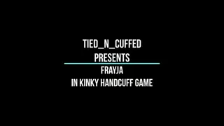 Freyja in Kinky Handcuff Game
