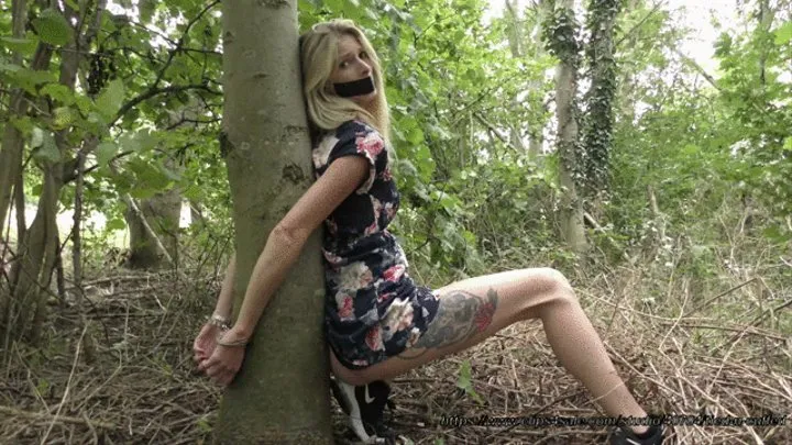 Rebecca Leah in Handcuffed to a Tree