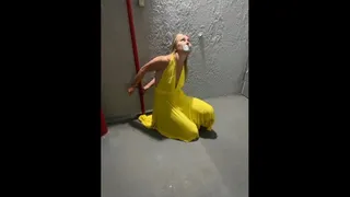 Vika Handcuffed in the Stairwell