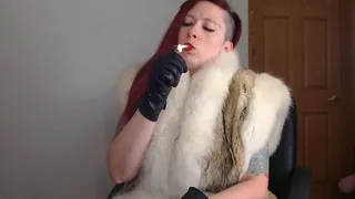 Smoking in Fur and Leather