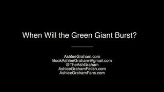 The Green Giant must go pop