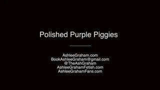 Polished Purple Piggies MOBILE