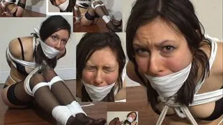 3 worn panties in mouth gag (custom Linda)