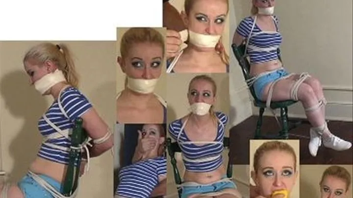 Fit to be tied and gagged in her Keds