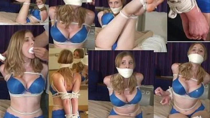 Huge breasts and tight ropes and gag