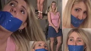 Ashley's sticky tape gag