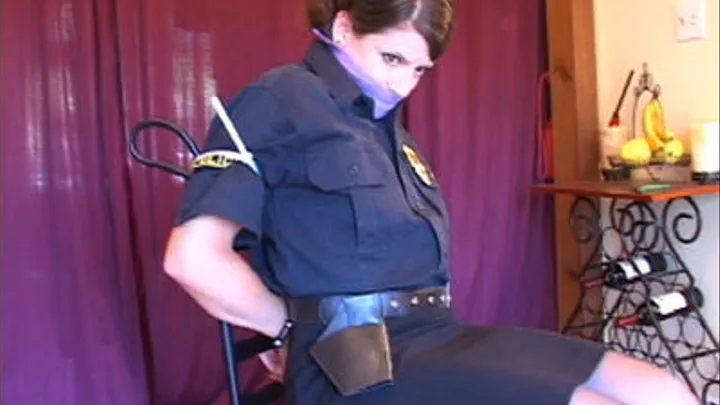 POLICE WOMAN LOCKED IN HANDCUFFS - PART 1