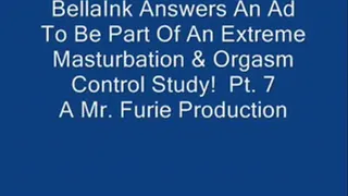BellaInk Answers An Ad To Be Part Of A Masturbation & Orgasm Control Study! Pt. 7