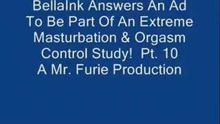 BellaInk Answers An Ad To Be Part Of A Masturbation & Orgasm Control Study! Pt. 10