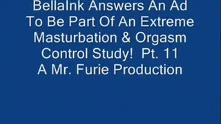 BellaInk Answers An Ad To Be Part Of A Masturbation & Orgasm Control Study! Pt. 11