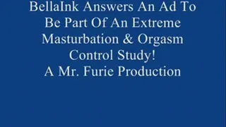 BellaInk Answers An Ad To Be Part Of A Masturbation & Orgasm Control Study! FULL LENGTH