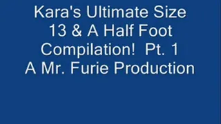 Kara Ultimate Size 13 & A Half Foot Compilation
