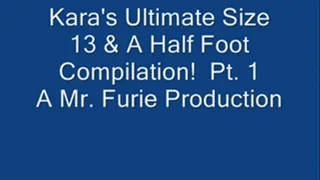 Kara Ultimate Size 13 & A Half Foot Compilation!