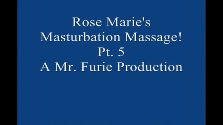 Rose Maries Damsel In Damsel Masturbation Massage! Part 5 1920× MP4