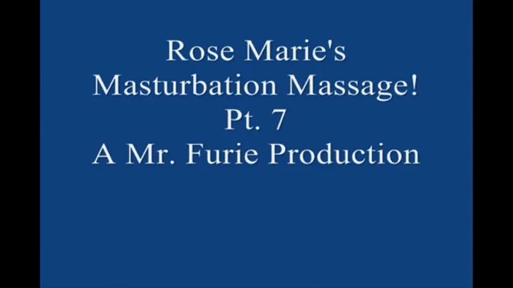 Rose Maries Damsel In Damsel Masturbation Massage! Part 7 1920× Large File